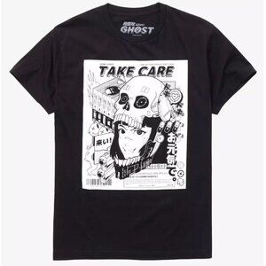 Genki Ghost Take Care 003 GG Girl & Model Ghost T-Shirt Tee Size Small Anime